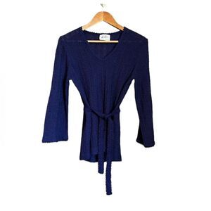 Lady Anne vintage knit v neck top‎